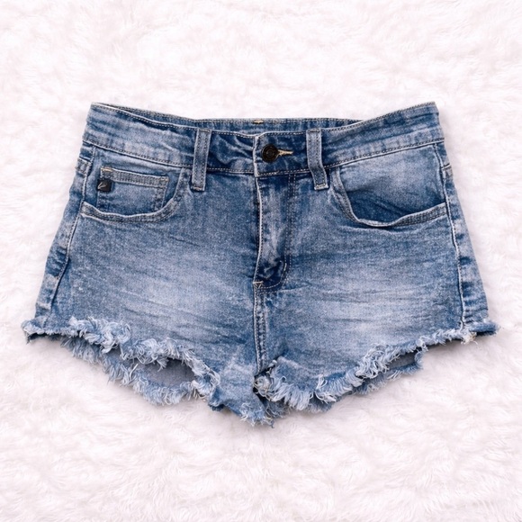 KanCan Pants - KanCan Denim Cutoff Shorts Size 5/26 Distressed Frayed Hem Stretch Jean Shorts